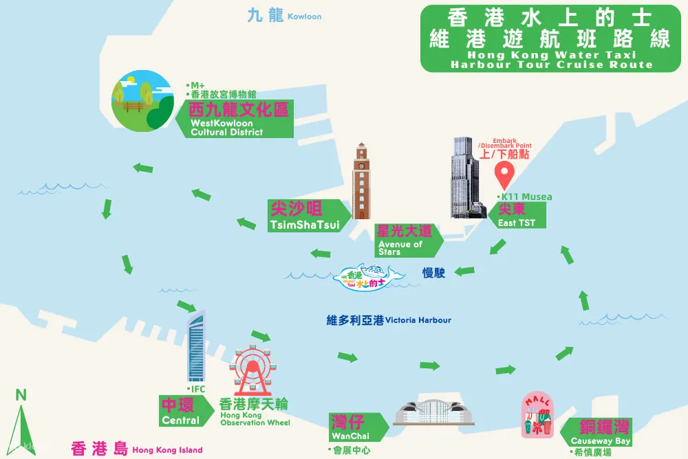 维港游航班