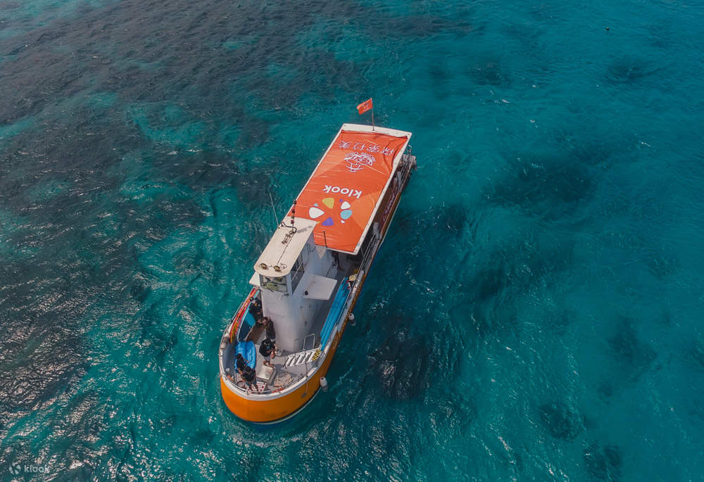 屏東｜小琉球グラスボート半潜水艇体験＆サンセットクルーズ