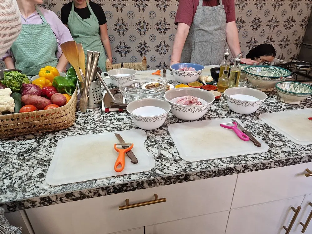 马拉喀什当地厨师的摩洛哥美食烹饪课