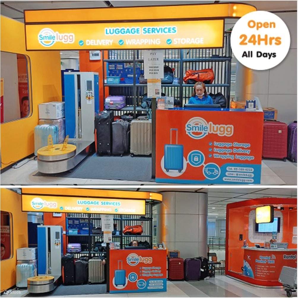 Suvarnabhumi airport left luggage sale