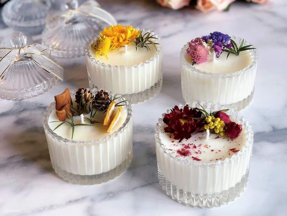 크리스탈 컨테이너 캔들 - 스몰 (약 70g)