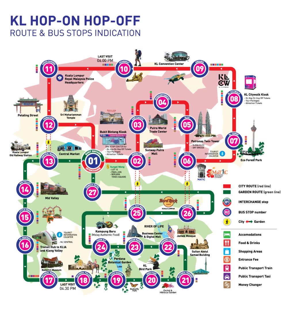Kl Hop On Hop Off Bus Pass 24 48 Jam Di Kuala Lumpur Malaysia