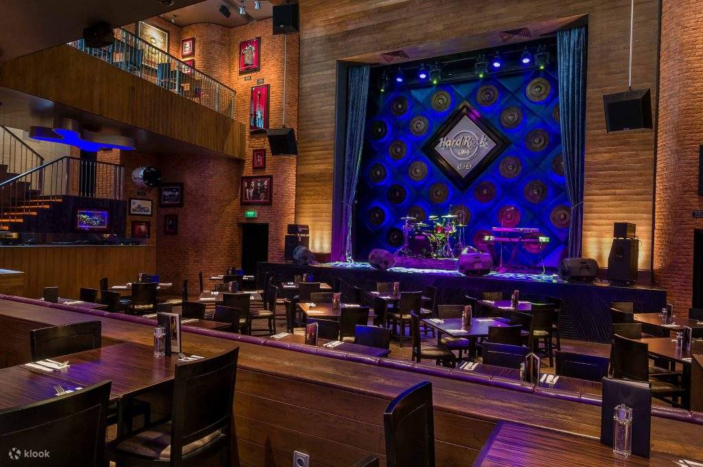 Chỗ ngồi tại Hard Rock Cafe
