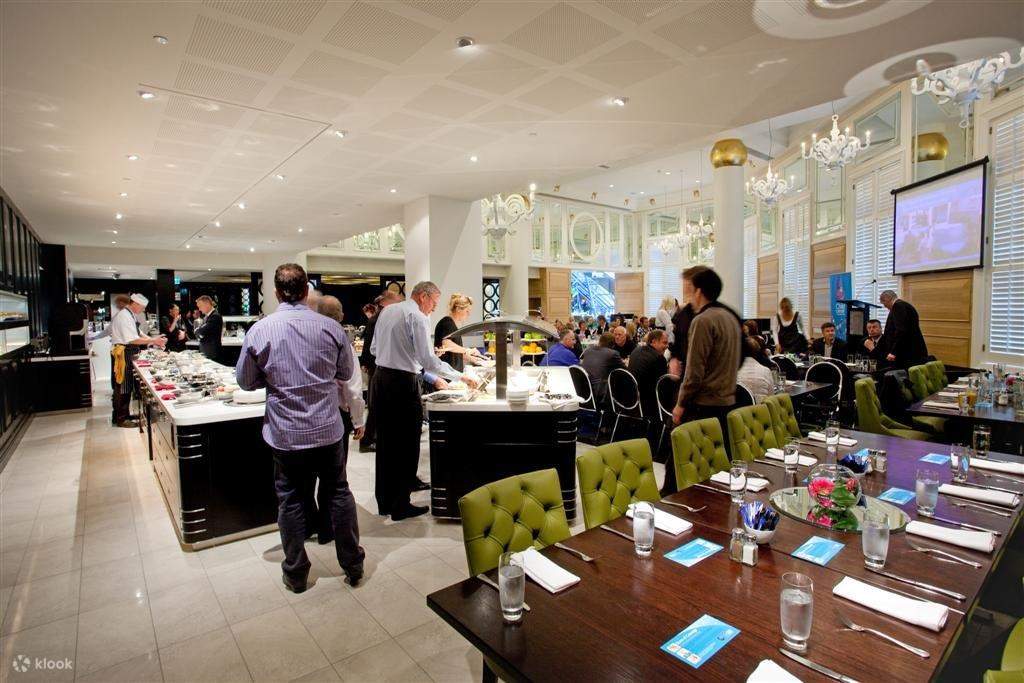 Interior of The Grand Café in Christchurch