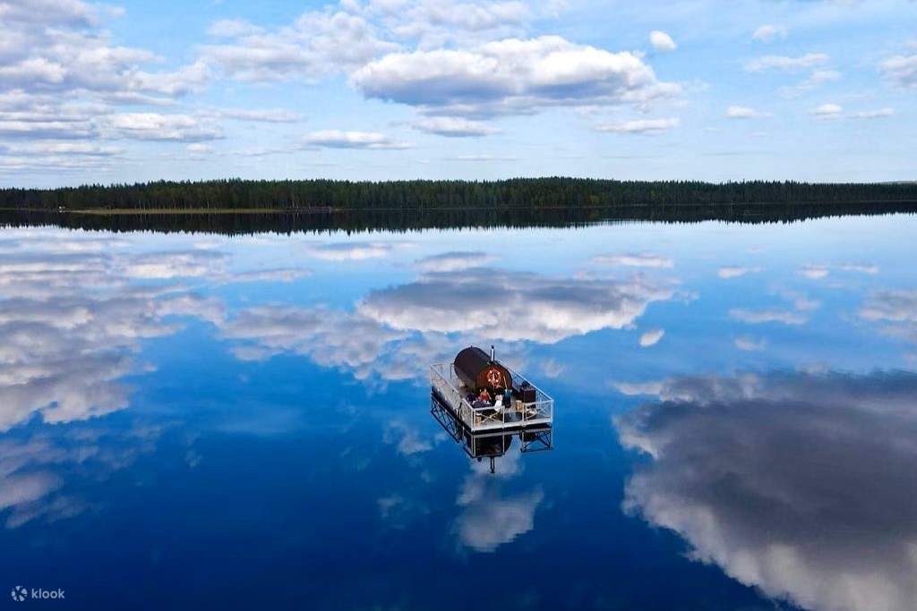 Private Traditional Finnish Sauna Boat Tour in Rovaniemi Klook