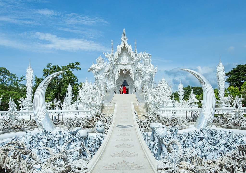 spot michael jackson, superman, and many more in the paintings at the white temple