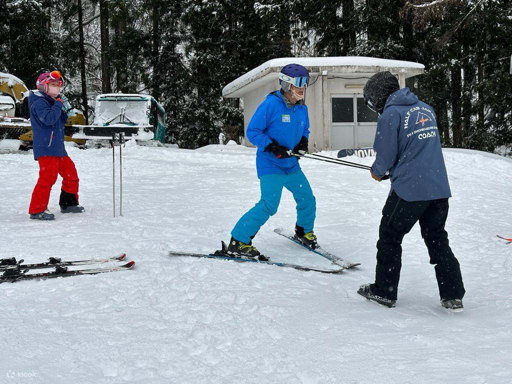 私人滑雪课程合照