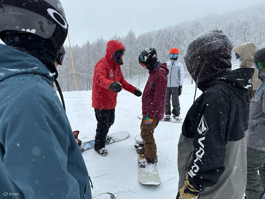 私人滑雪课程合照