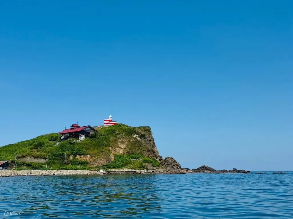 You can view the lighthouse and historical buildings at the departure point from the water.
