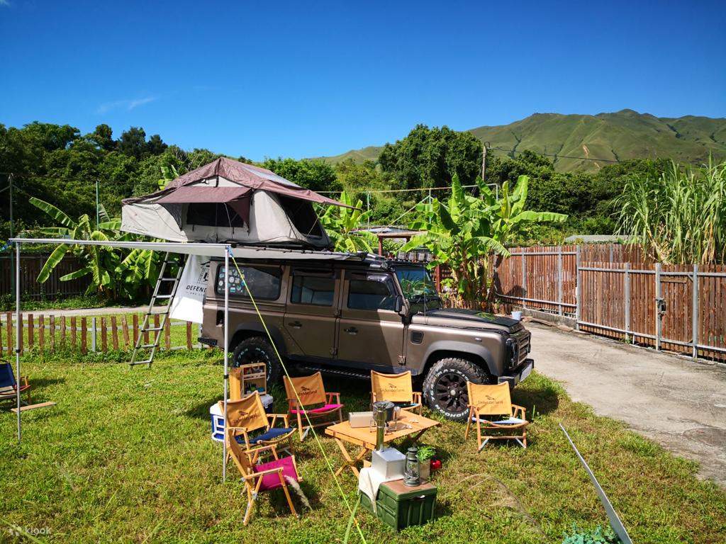 Land Rover Activity Garden Green | Land Rover Defender Car Luxury Camping Experience - Klook