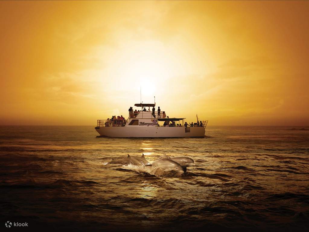 watch the romantic sunset and go on a dinner cruise in agat