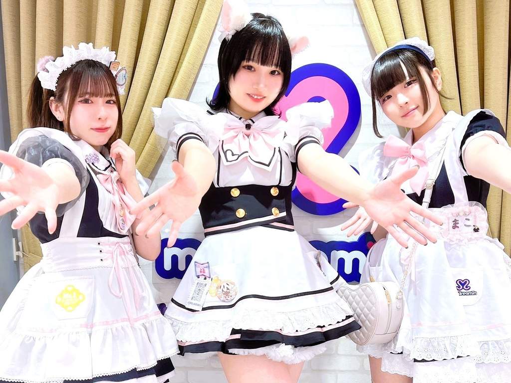 visitez maid café et buvez du thé!