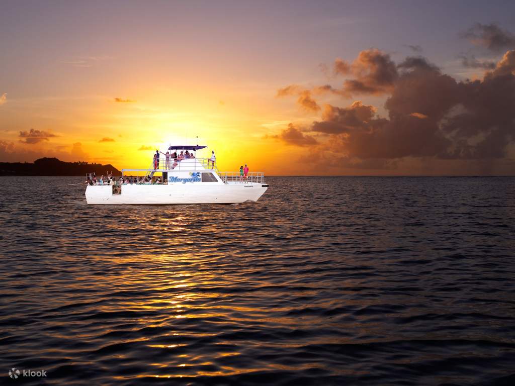 watch the romantic sunset and go on a dinner cruise in agat