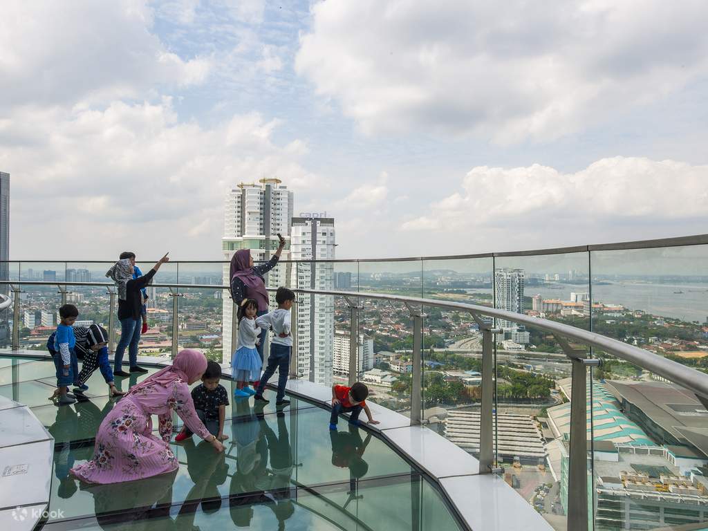 take in the commanding views from menara jland
