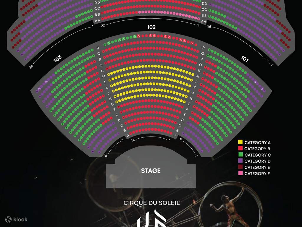 witness the rise and fall of an empire on a cirque du soleil show