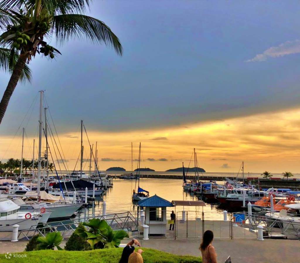 watch the sunset while relishing delicious meals on a dinner cruise