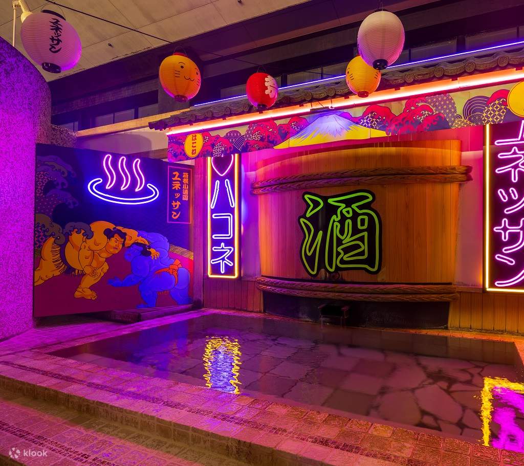 relax in exotic baths at yunessun spa resort, hakone