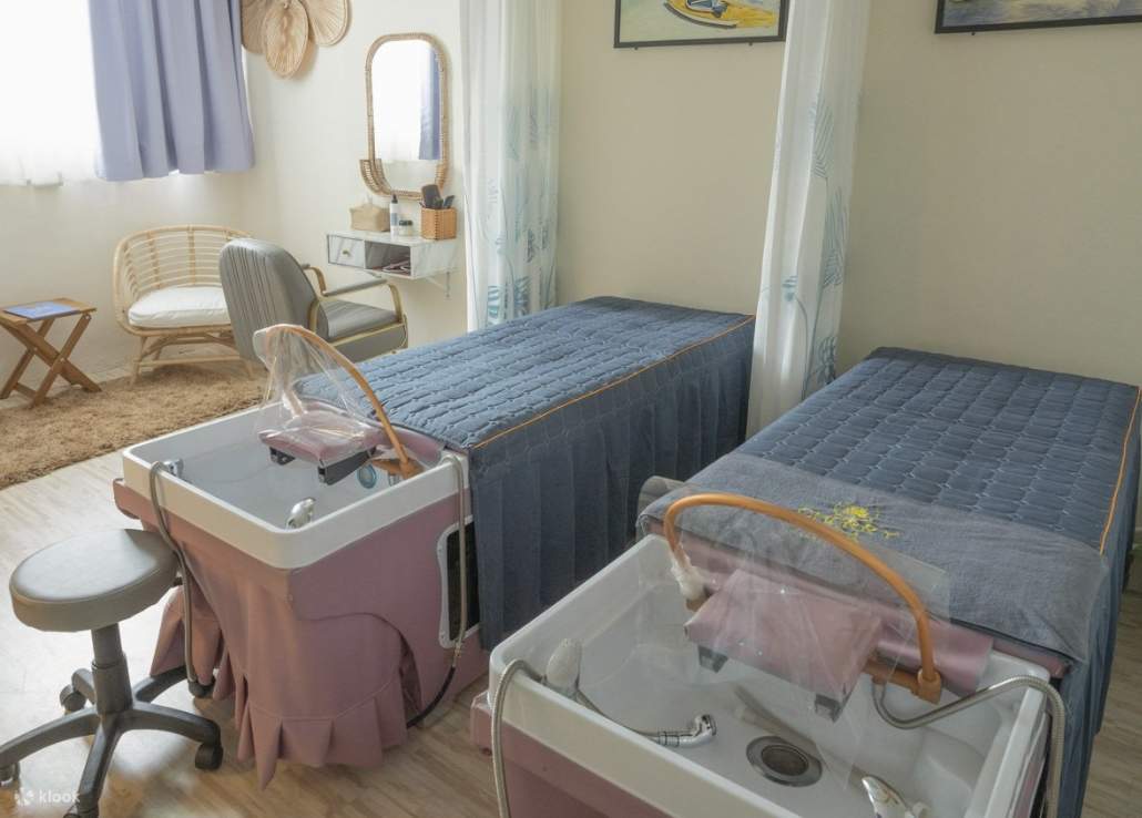 Taichung : CHERRY SPA pour hommes et femmes - Shampoing capillaire sain - Boutique Taichung Qinghai