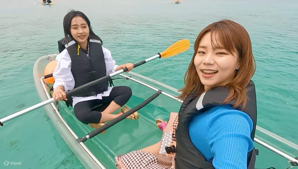 kayaking in jeju