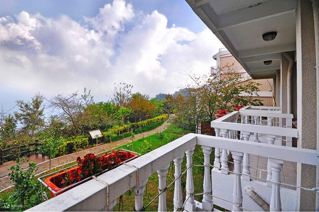 La vista dal balcone