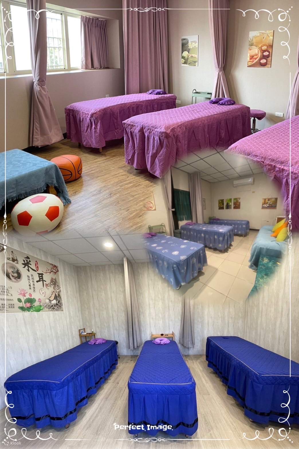 蒸輕松的按摩內容（指壓、油壓、體刷，撥筋⋯）會因應顧客需求使用各種技法，讓身體和自身達到最適合的舒適感。