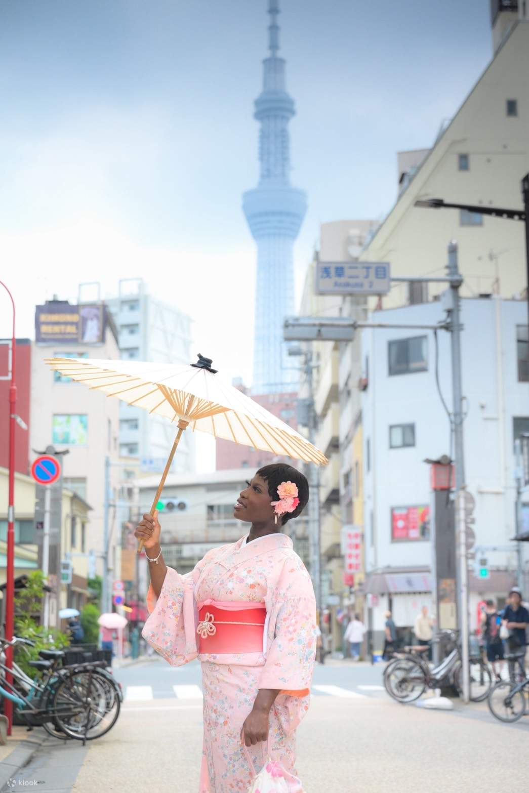 Penyewaan Kimono & Pengambilan Foto di Asakusa (Tokyo/disediakan oleh Kimonoya Mitsuki)