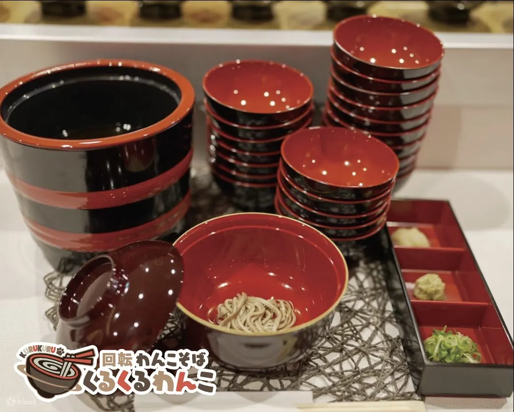 新宿 日式荞麦面 回転わんこそばくるくるわんこ 东京新宿