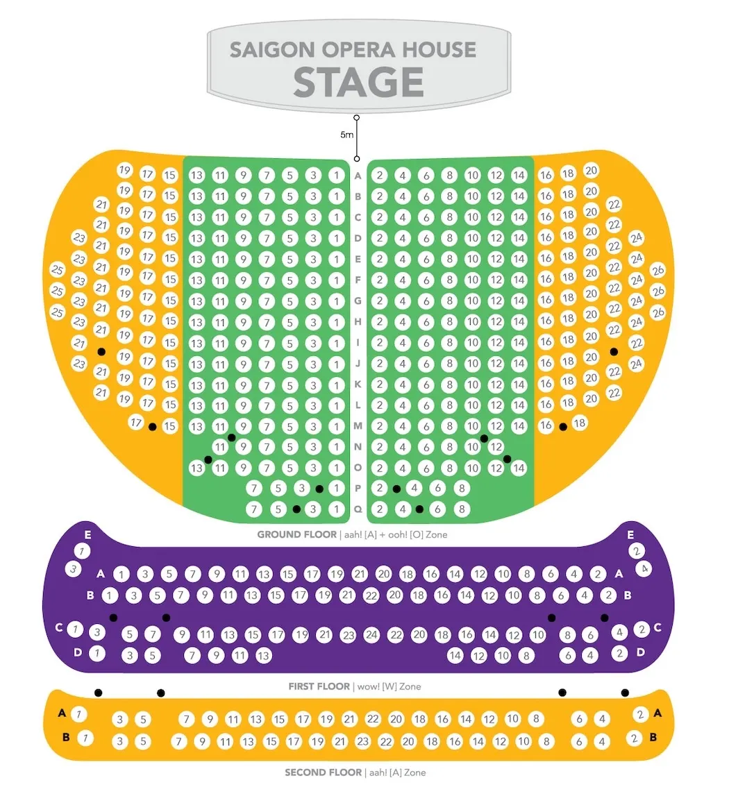 A O Show Ticket at Saigon Opera House