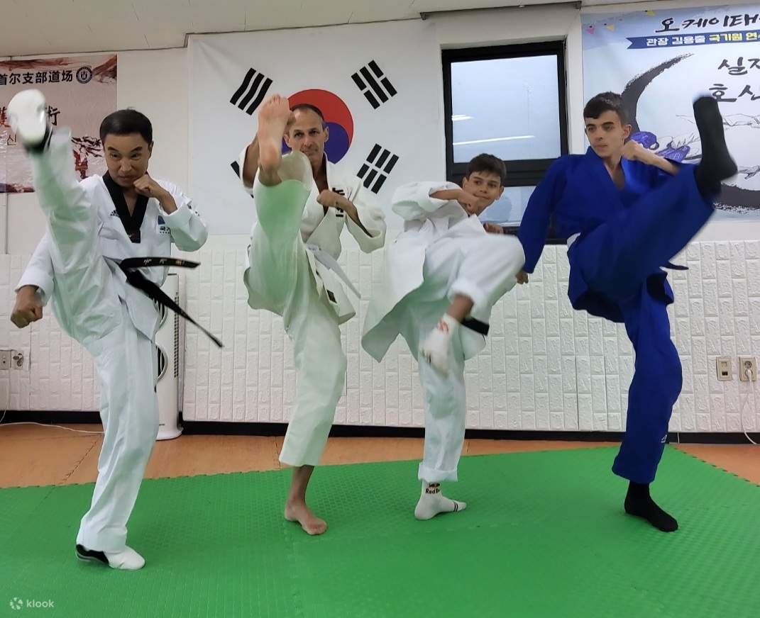Cours de taekwondo d'une journée à Séoul Myeong-dong
