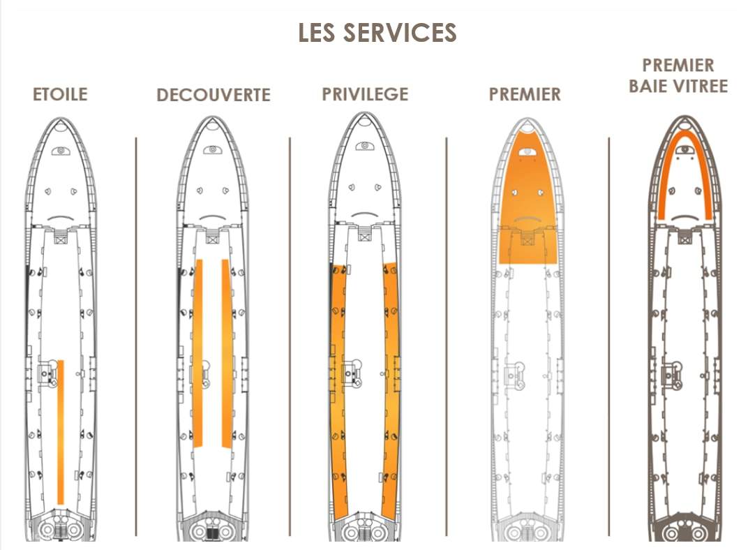 Bateaux Parisiens Mittag- und Abendessenfahrten