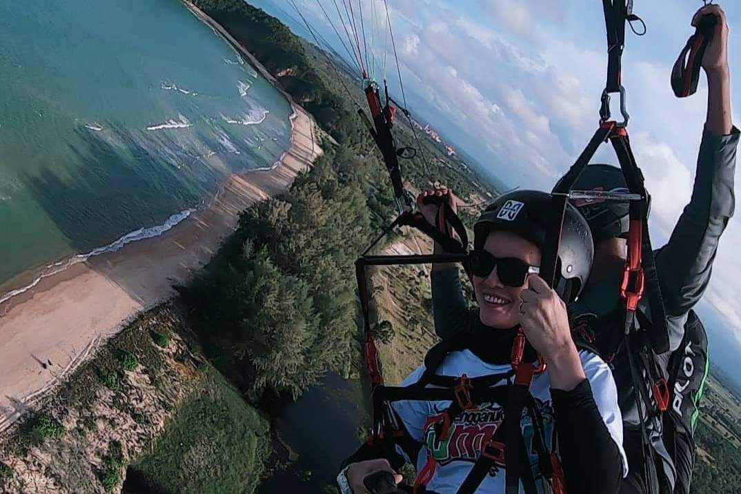 Fotos tomadas de un parapente