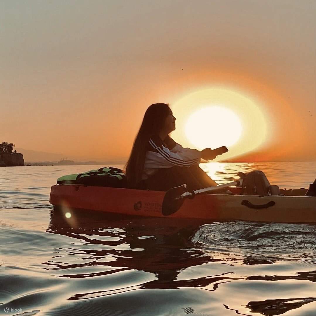 Muscat Sonnenuntergang Kajak