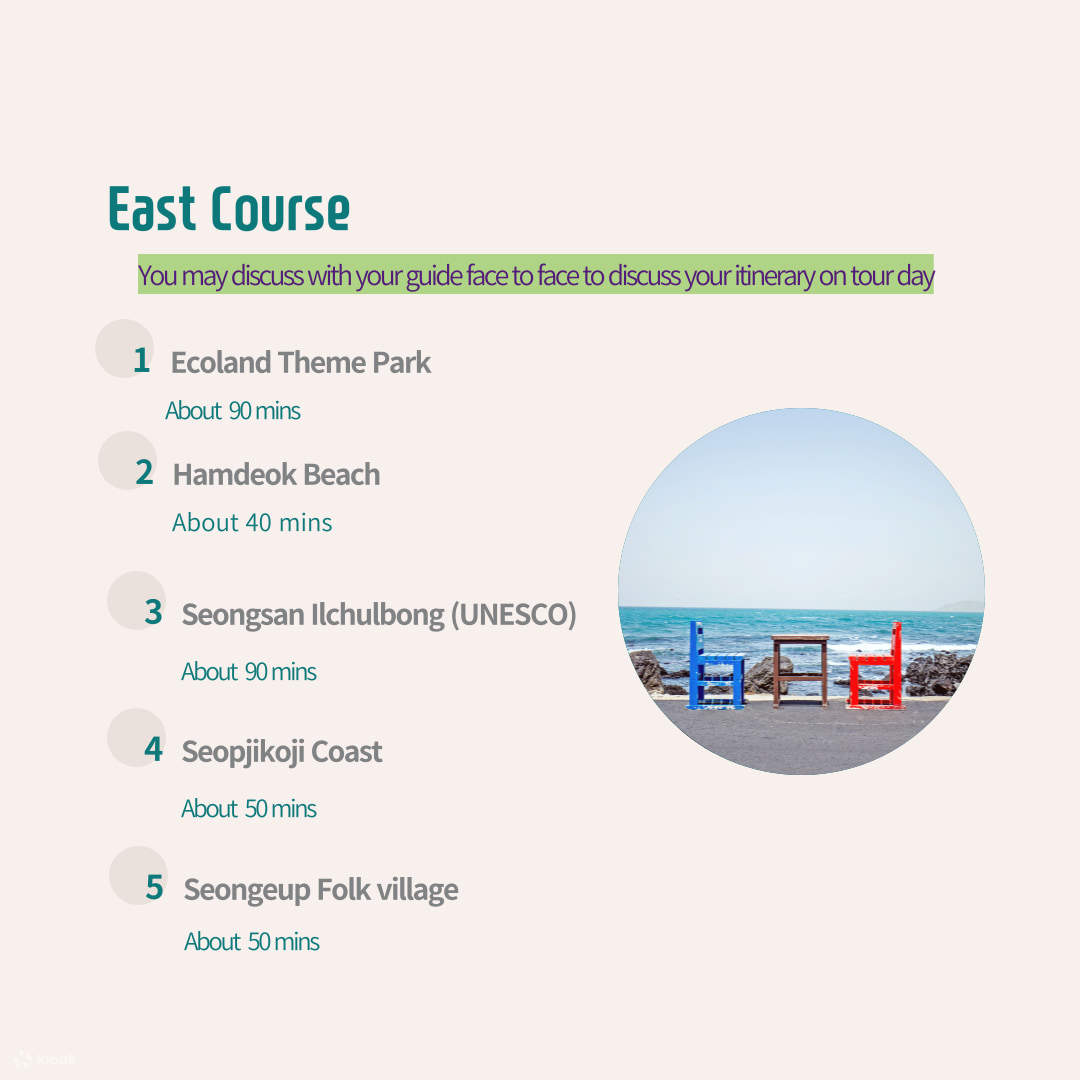 Jeju Island Private Car Tours with a Flexible Schedule - Klook Malaysia