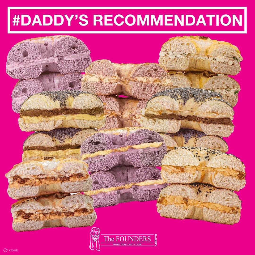 Aneka Bagel dengan Krim Keju