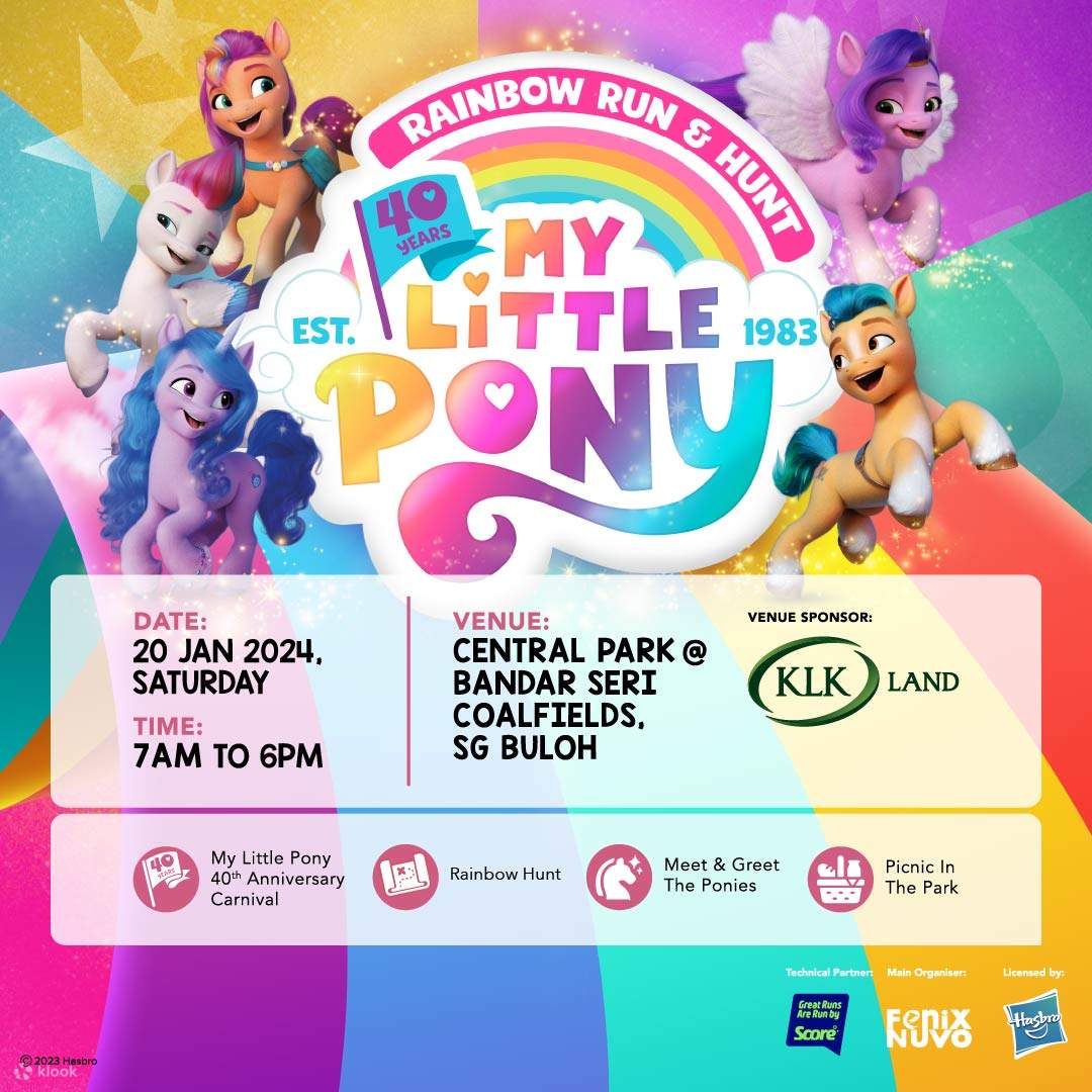 My Little Pony Rainbow Run Hunt Carnival Ticket Bandar Seri