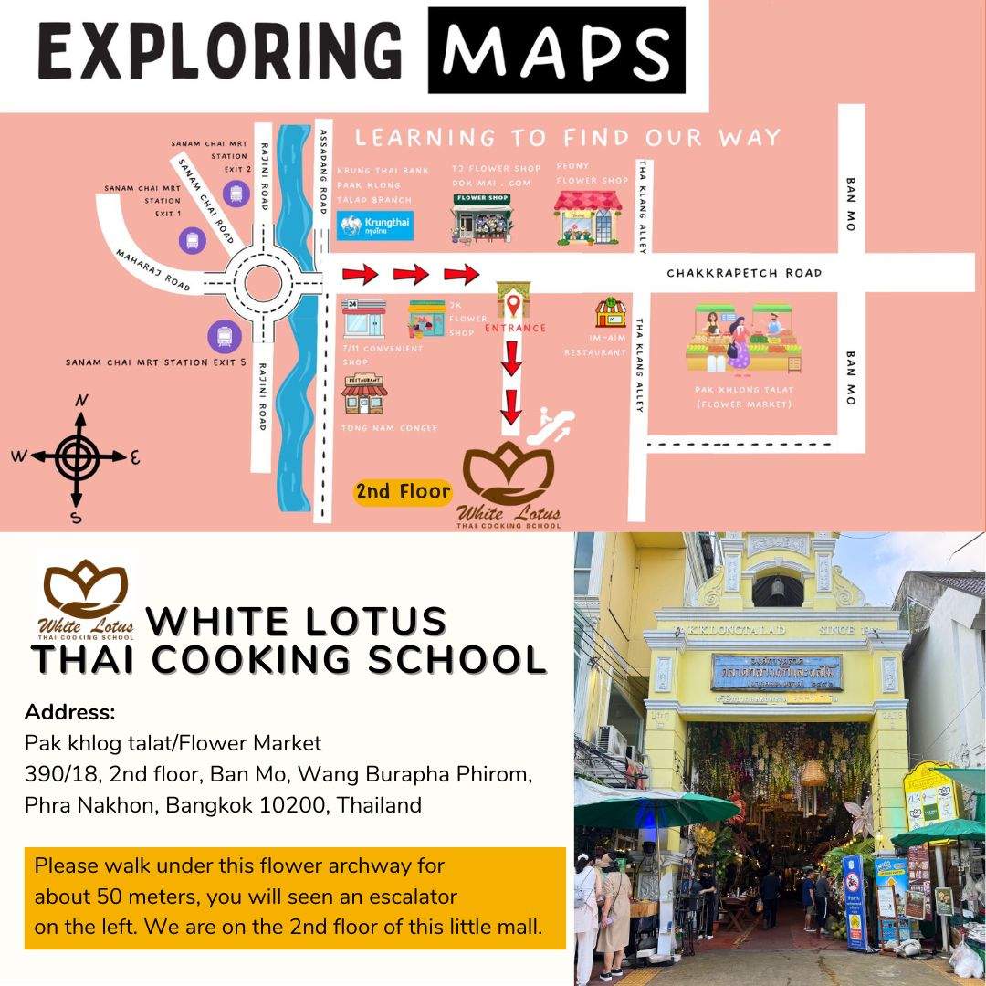 Kelas Memasak Thai White Lotus di Bangkok