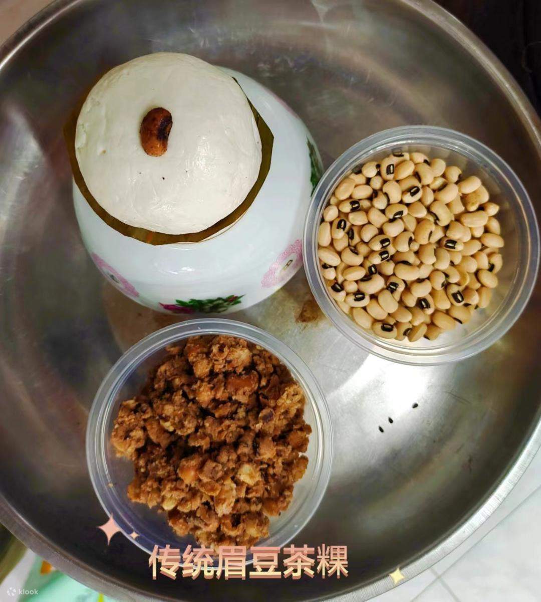 Brioches vapeur aux haricots violets