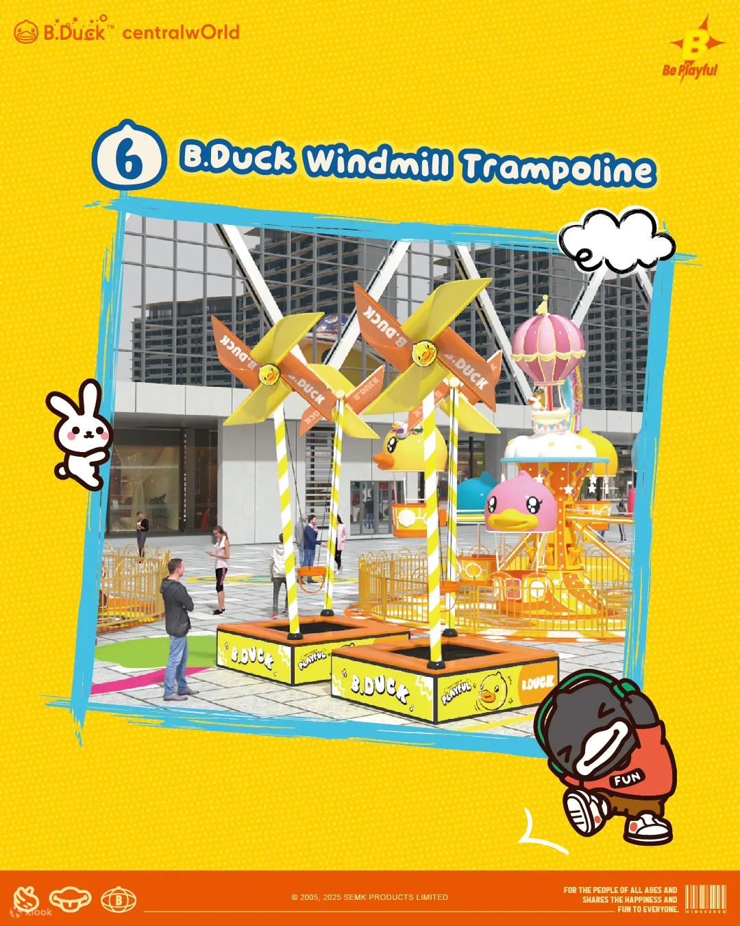 B.Duck 20th Playful World - City Funs Carnival @ CentralwOrld Bangkok