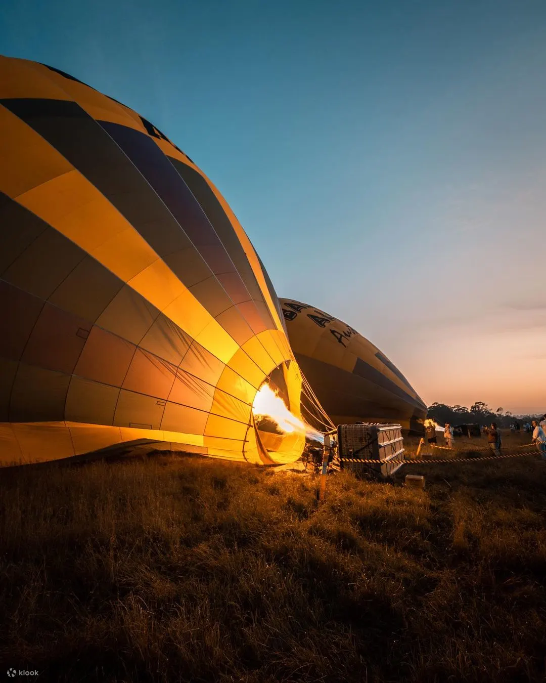 Hot air balloon in Hunter Valley
