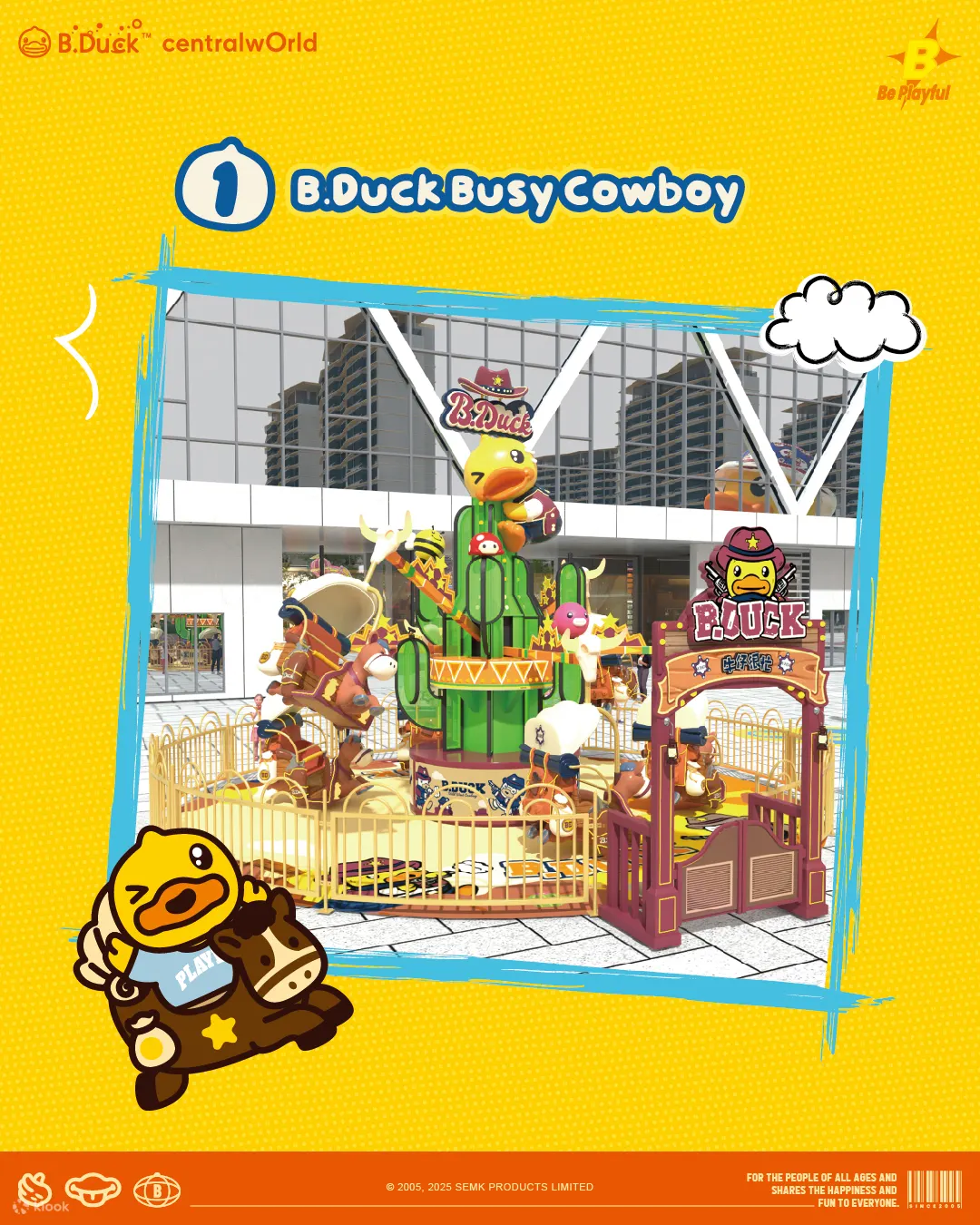 B.Duck 20th Playful World - City Funs Carnival @ CentralwOrld Bangkok