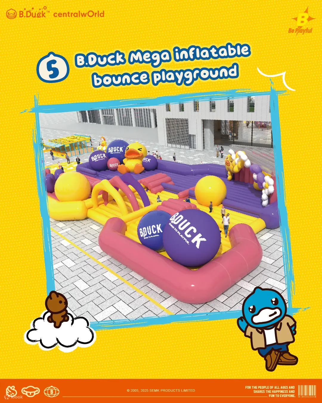 B.Duck 20th Playful World - City Funs Carnival @ CentralwOrld Bangkok