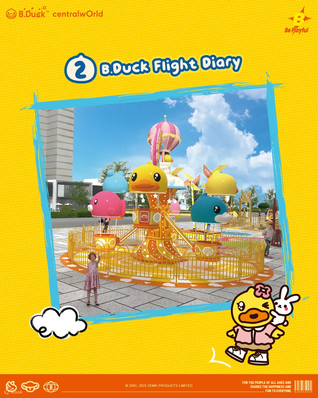 B.Duck 20th Playful World - City Funs Carnival @ CentralwOrld Bangkok