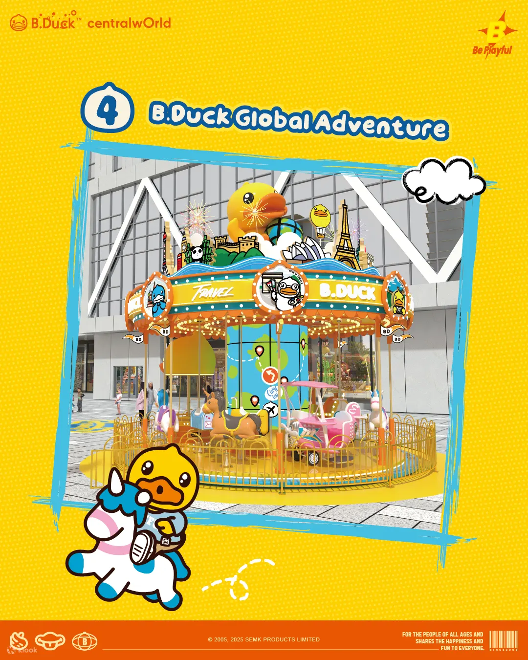B.Duck 20th Playful World - City Funs Carnival @ CentralwOrld Bangkok