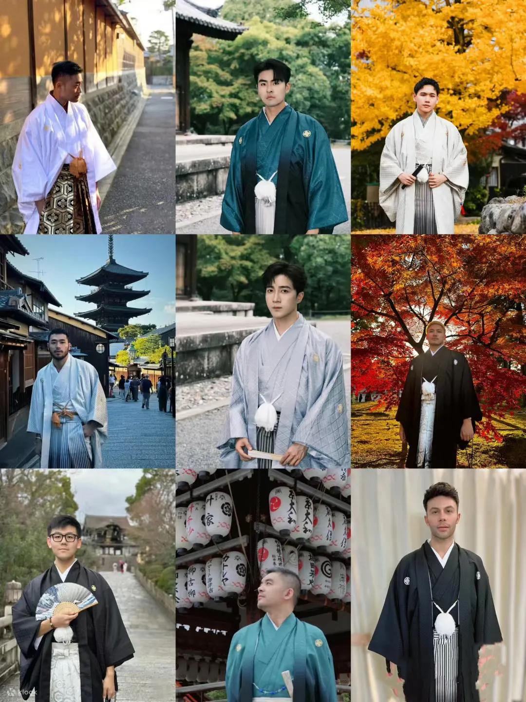 日本男士正装/奢华凤头外罩和袴