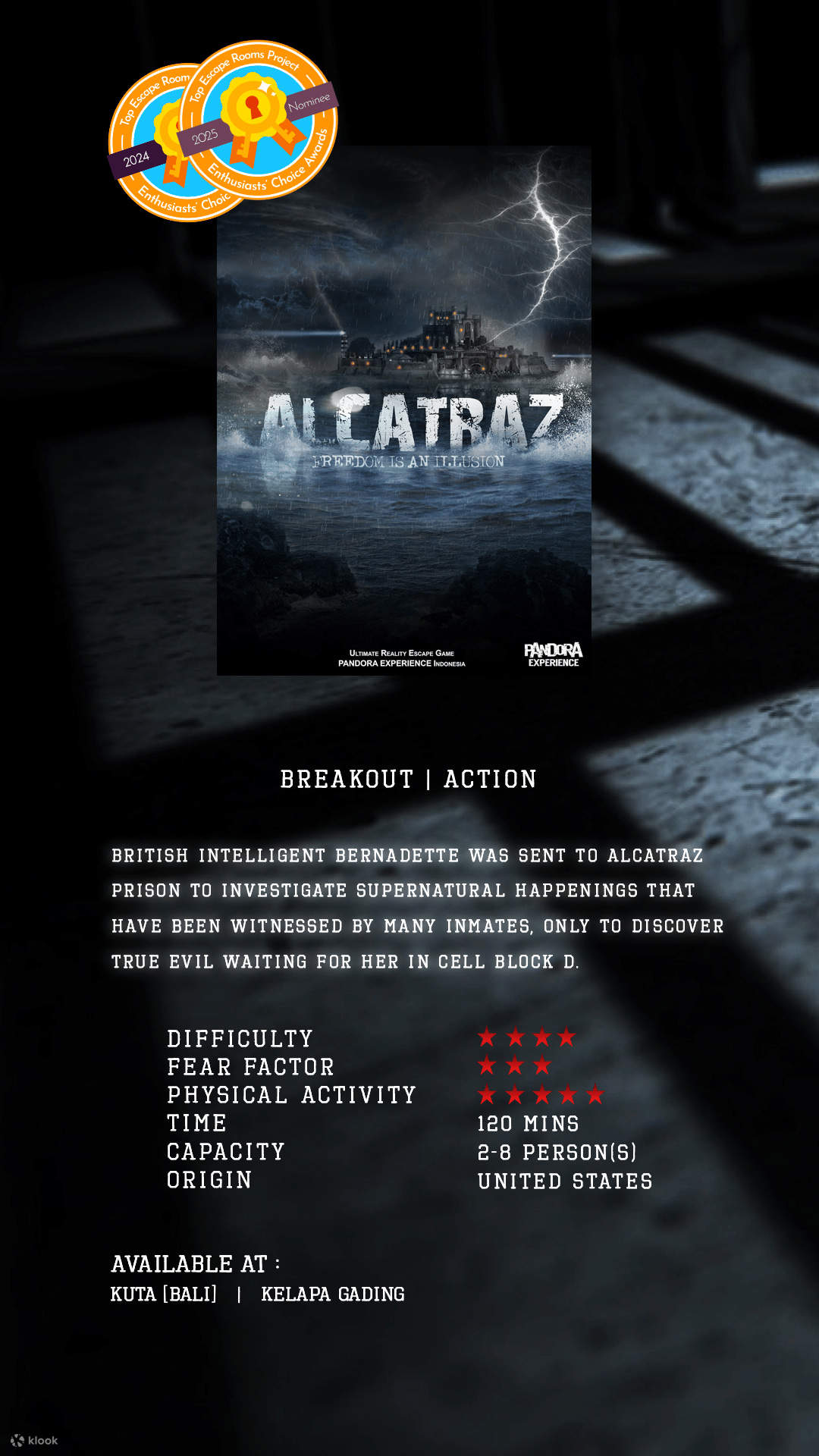 Pandora 密室逃脫 峇里島