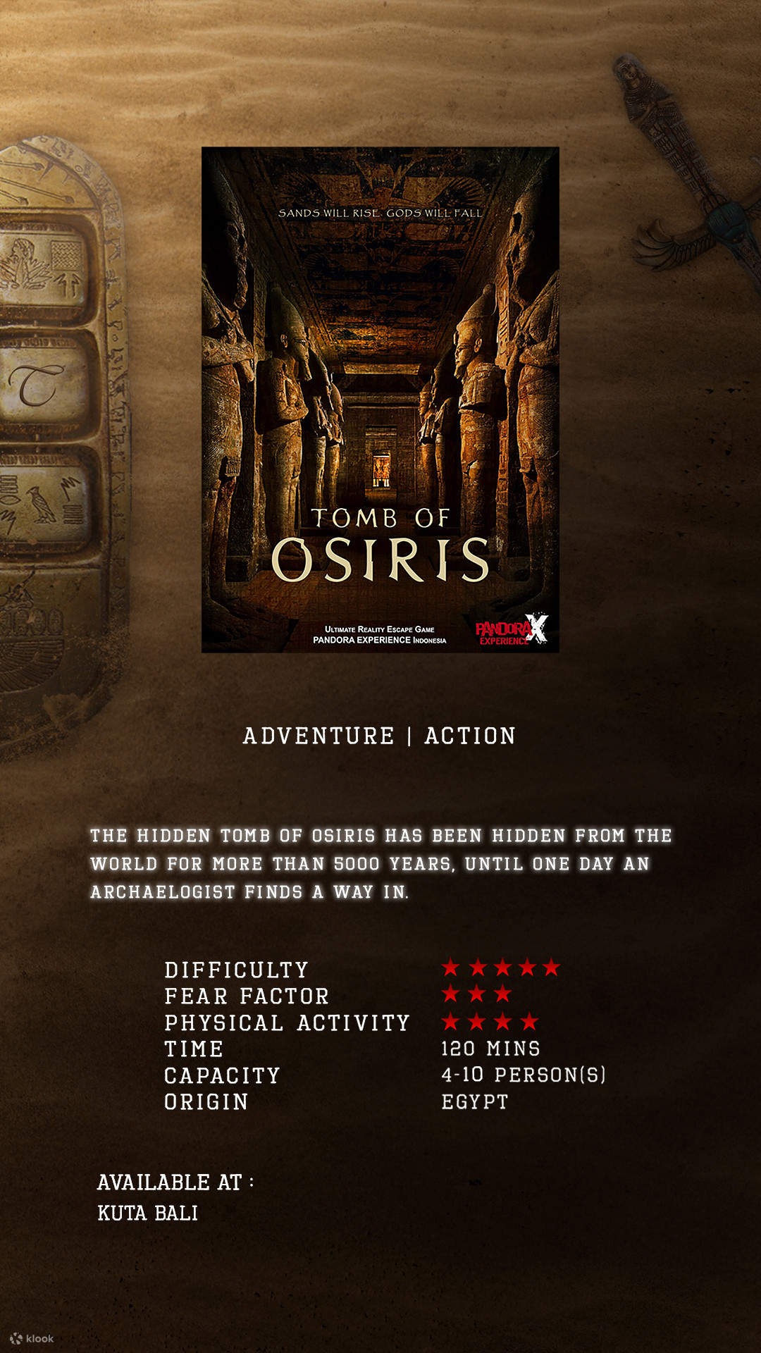 峇里島潘朵拉密室逃脫體驗