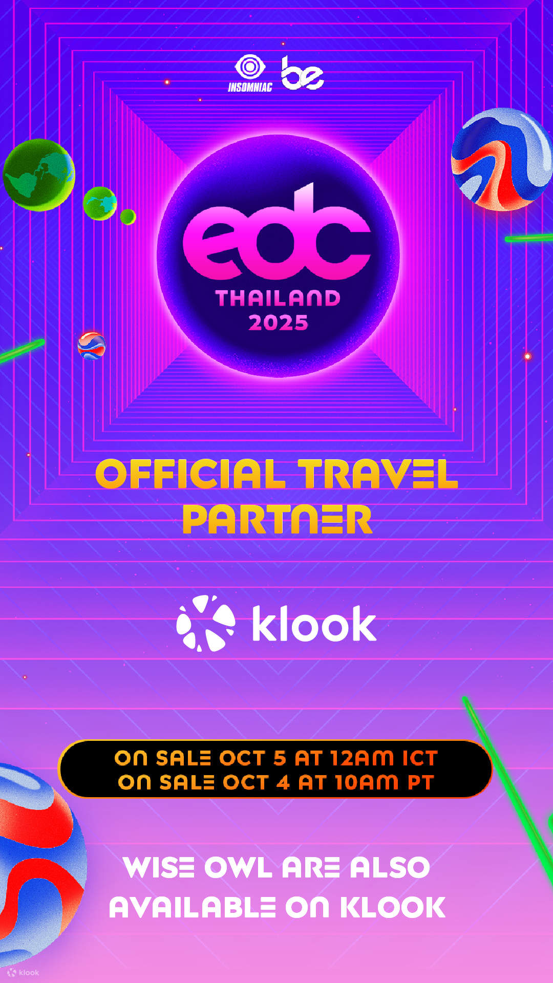 泰国电动雏菊嘉年华 (EDC) 2025 Klook客路
