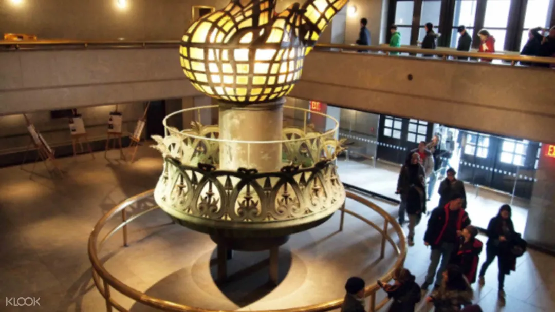 New York Statue of Liberty Pedestal, Ellis Island, and PreFerry Tour