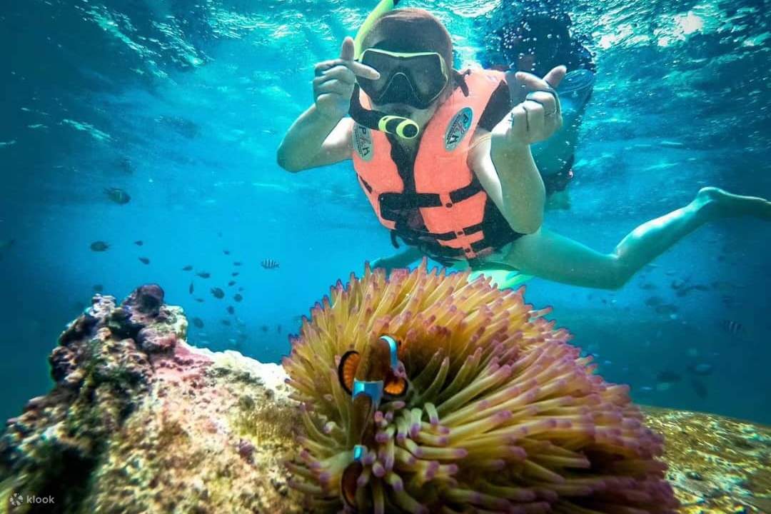 Mengalum Insel Tagestour mit Massage-Erlebnis