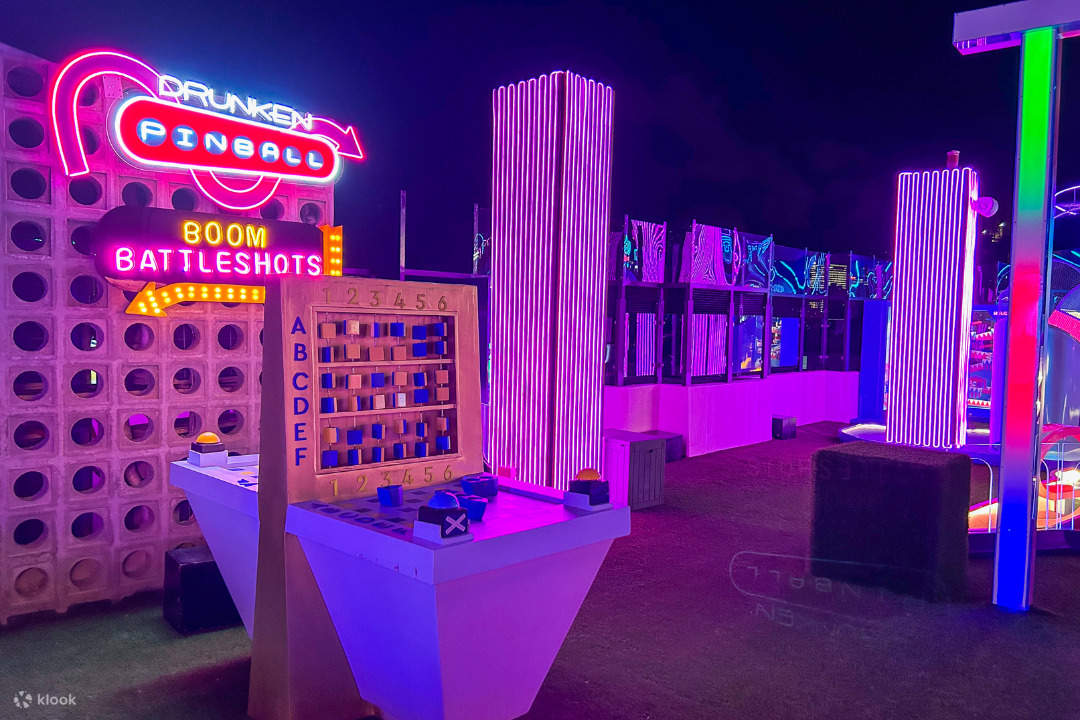 pinball de arena con auge de batalla y chupitos de borrachera